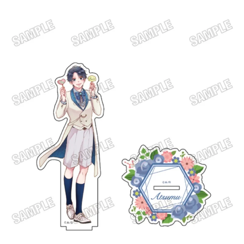 15cm Anime Kono Oto Tomare! Sounds of Life Character Badge DIY Acrylic Stand for Display Cabinet, Desktop Decoration Keychains view 4