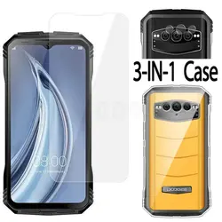 Case + Camera Tempered Glass On For Doogee S100 S100 Pro ScreenProtector Glass For Doogee V MAX V30 V30T  2.5D Glass