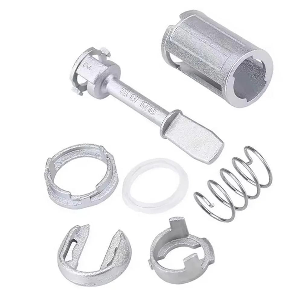 For VW Passat Lupo Seat Toledo Leon Arosa 7Pcs Car  Front Left Right  Door Lock Cylinder Repair Kit  3B0837167, 3B0837168
