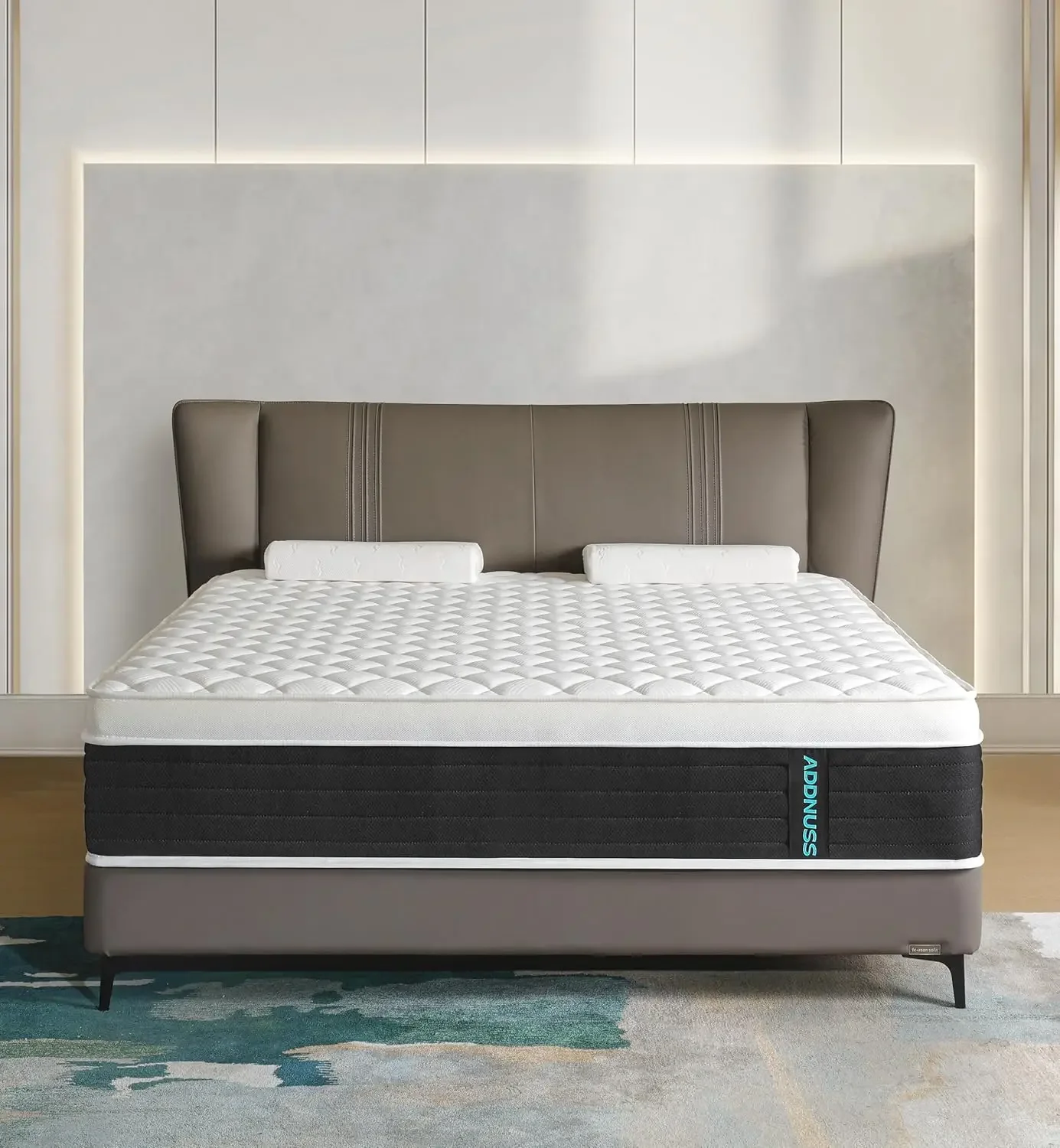 Queen Size Mattress 14 Inch Gel Memory Foam and Innerspring Hybrid Queen Mattress in a Box for Pressure Relief Medium Plush