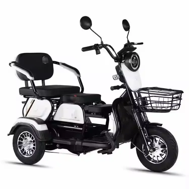 New Style Double Seat Adult 3 Wheel Bicycle Electric Tricycles Tricycle Electric Bike For Elder