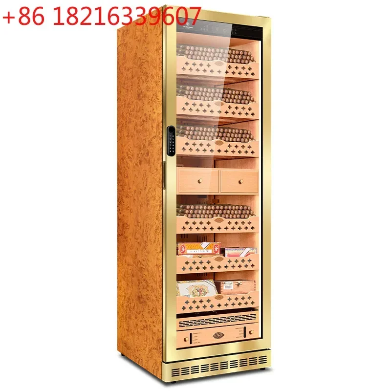 TAO Constant temperature and humidity cigar cabinet ammonia removal fingerprint password lock WiFi cigar wine cabinet