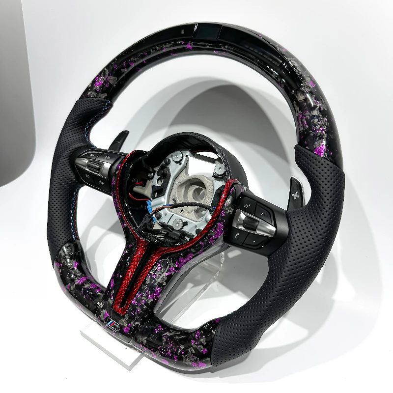 

High-end Custom Carbon Fiber Leather Car Tuning Steering Wheel For BMW F01 F02 F03 F10 F11 F34 F35 F45 F46 F90 F92 E89 E87 E72