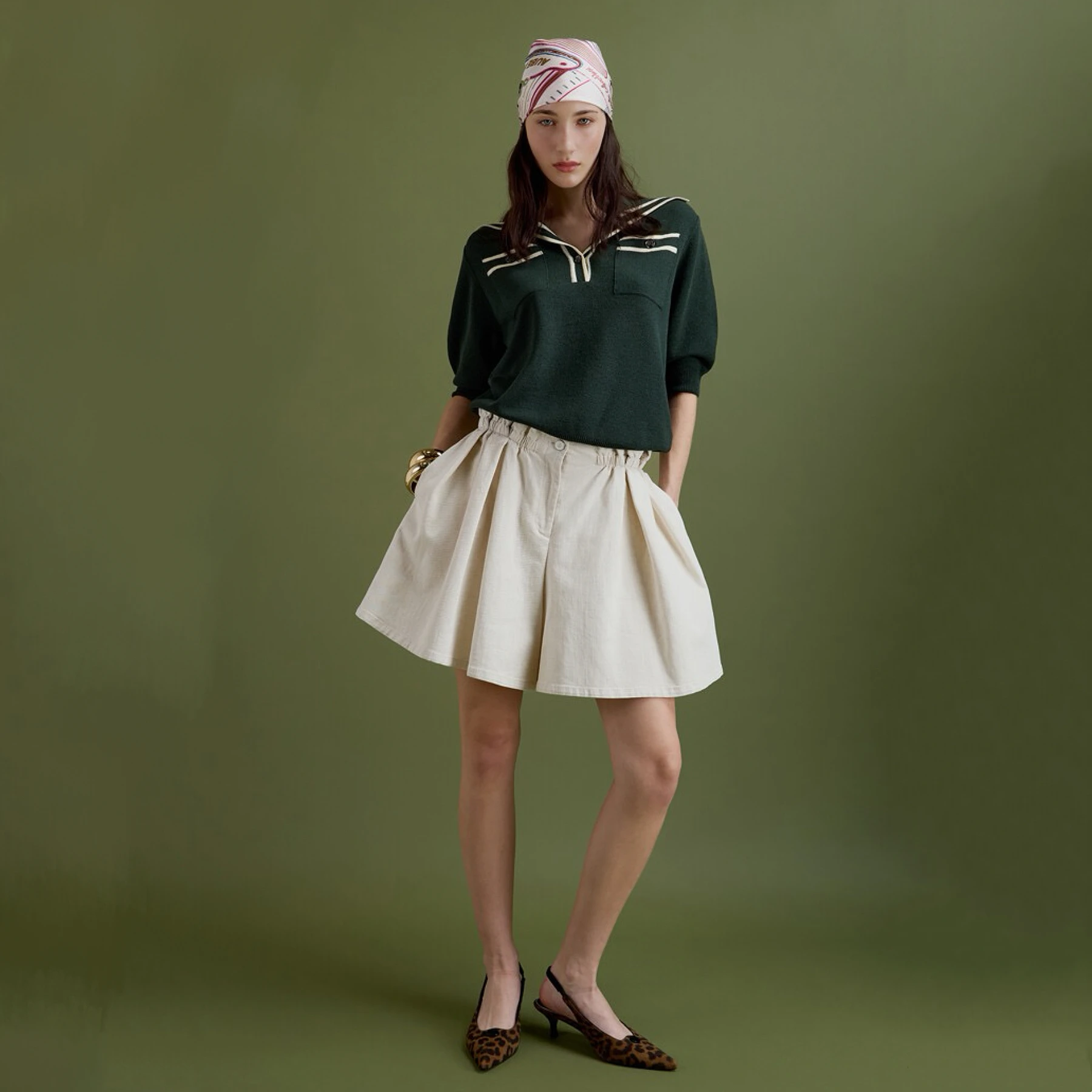 الليمون CheeseLAN25 ort Sve محبوك irt عادية ساحة طوق شريط اللون بلو التخسيس المرأة الخريف Faion #1