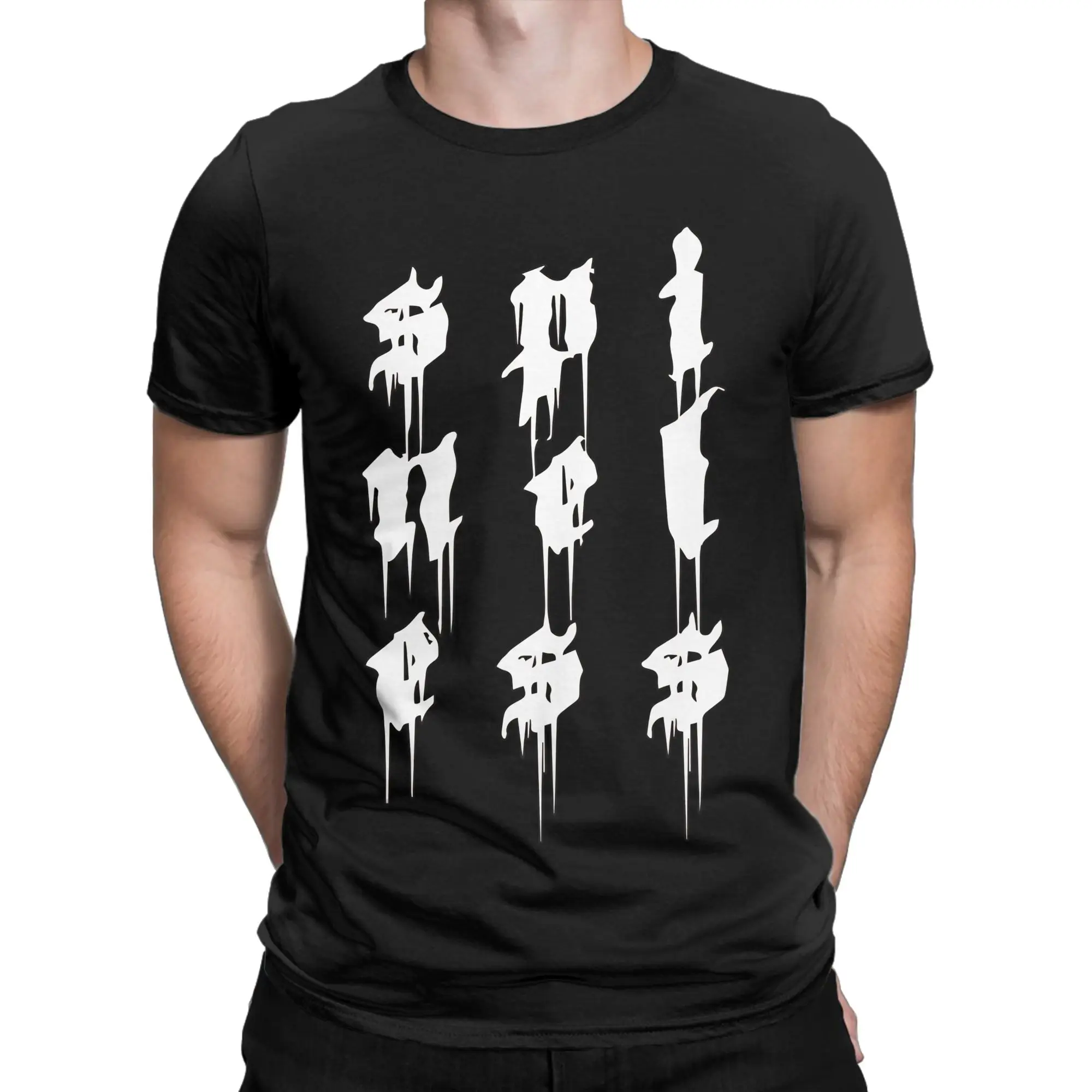 Spineless Funny Graphic 100% Cotton T-Shirt T-Terror Reid Tops Tees For Men