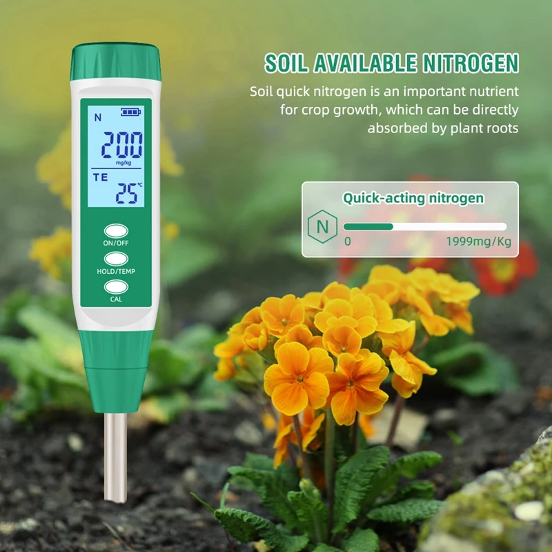 Soil Tester, Fertiliser Tester Analyser For Use In Potting And Planting Farms Gardening