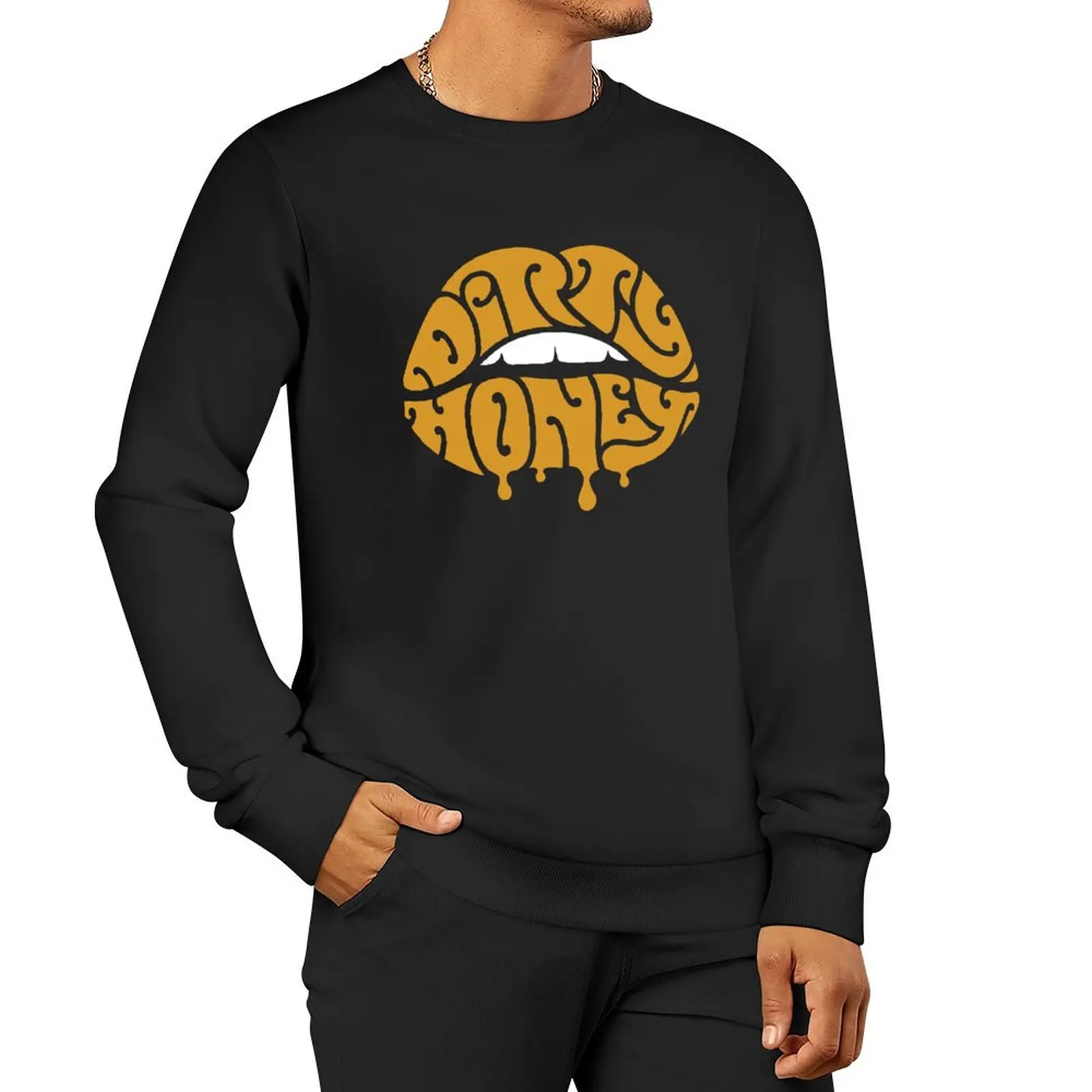 

Dirty Honey Band Logo Classic Pullover Hoodie clothes for men anime clothing autumn sweatshirt