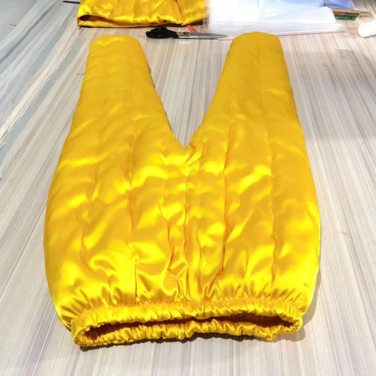 

Шелковые атласные хлопковые длинные брюки ручной работы, осенне-зимние утепленные теплые брюки