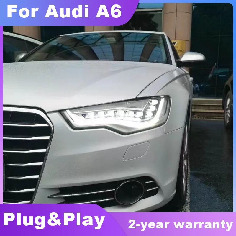 

Стайлинг автомобиля, Стайлинг автомобиля, передняя фара для Audi A6 светодиодный, фара 2012-2015 A6L C7