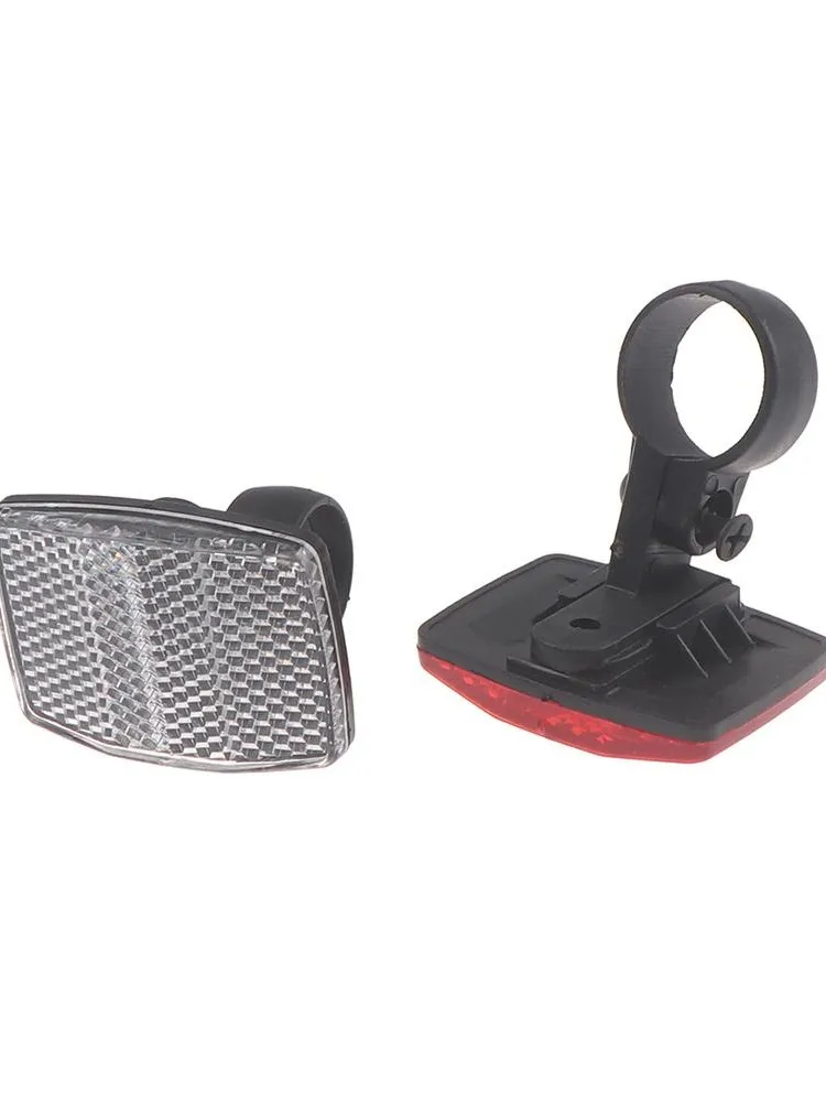 AliExpress GUOMUZI New 1Pcs High Quality Bicycle Bike Handlebar Reflector Reflective Front Rear Warning Light Safety Lens White/Red