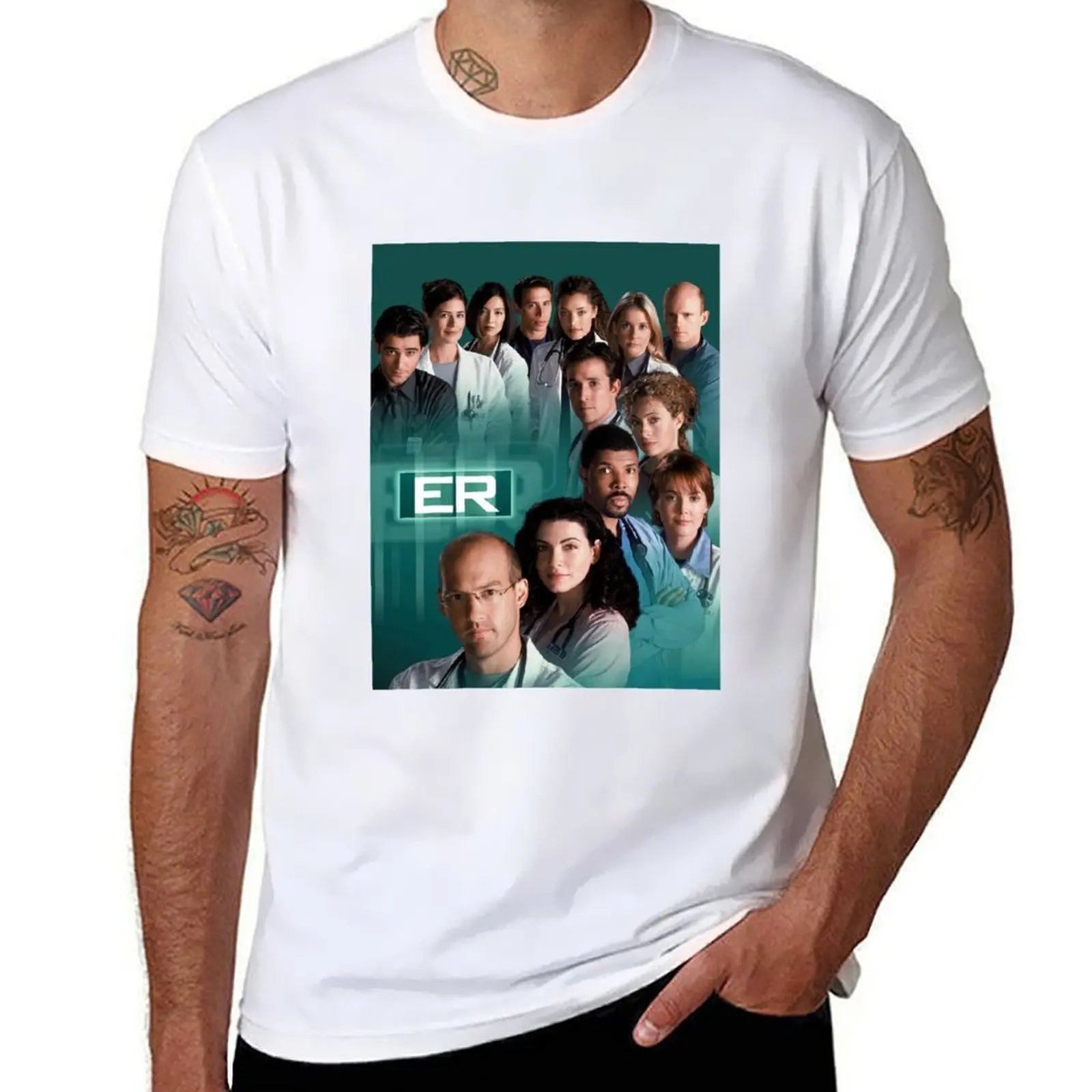 

e.r T-Shirt cotton t shirts high quality man t shirt designer T-Shirt