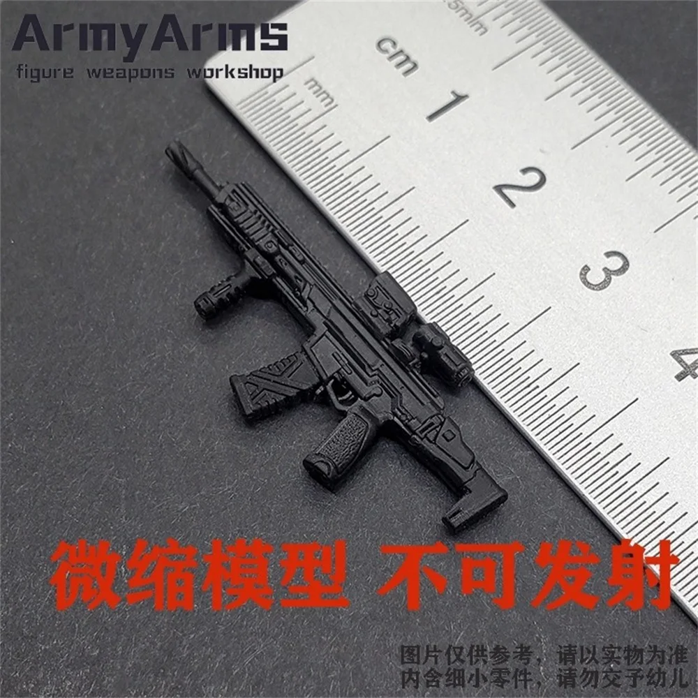 الحلزون في المخزون ArmyArms 1/50 دمية الجندي حوالي 5 سنتيمتر HK437 بندقية لعبة مجسمة الملحقات غير قادر على إطلاق