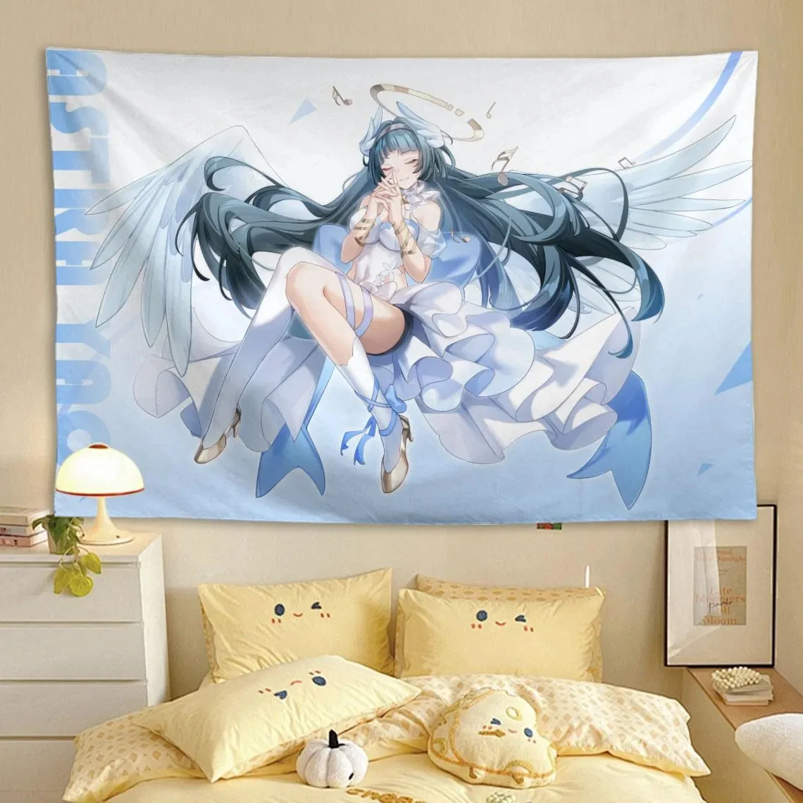 

Аниме гобелен настенный Zenless Zone Zero Astra Yao ZZZ гобелен настенное искусство украшения дома Декор для гостиной подарок