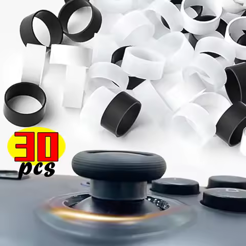 1-30PCS Silicone Joystick Protectors Invisible Elastic Protective Ring for Steam Deck/Xbox/PS4/PS5 Game Controller Accessories