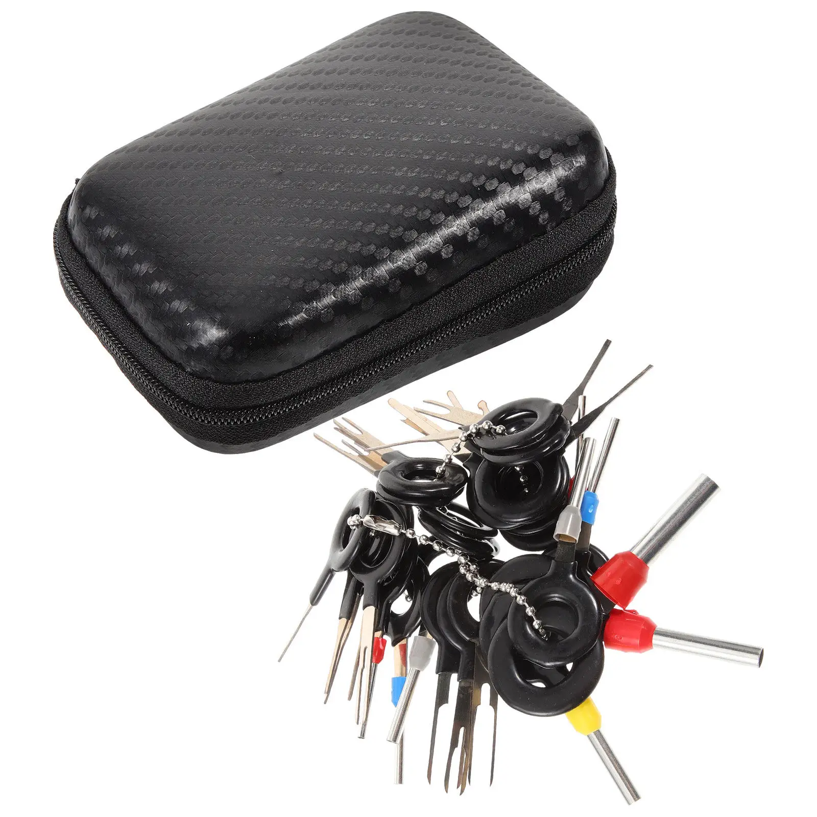 82Pcs Tool Kit Multiple Size ABS Steel Terminal Extractor Set Automotive Electrical Pin Connector Wiring Repair