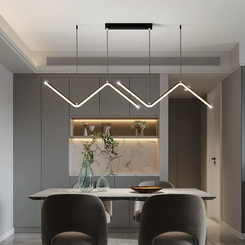 Modern LED Pendant Light Scandinavian Creative Hanging Pendant Light Restaurant Dining Table Cafe Indoor Decorative Lighting