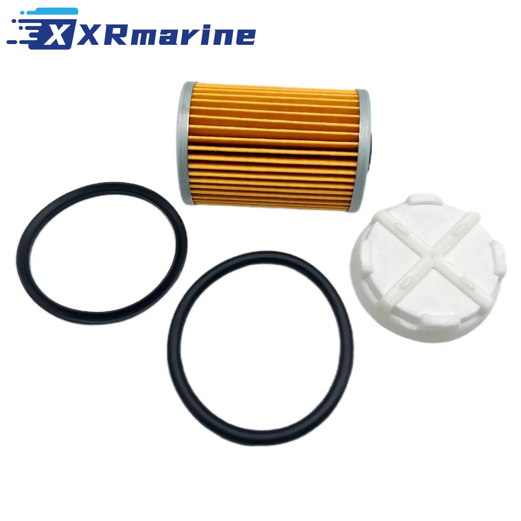 5 Pcs 35-8M0093688 35-866171A01 Cool Fuel Filter & Disc Filter with O-rings for Mercury Mercruiser Gen 3 35-8M0204703 35-892665
