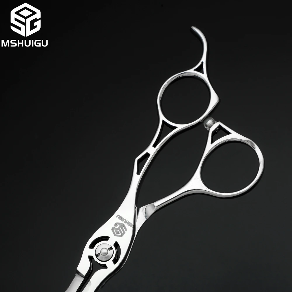 Professionelles Haarschere-Set aus 440C Edelstahl, 6, 6,5, 7 Zoll Schneidescheren, 6/6,5 Zoll 25-30% Effilierschere für Friseursalon – Detail 22