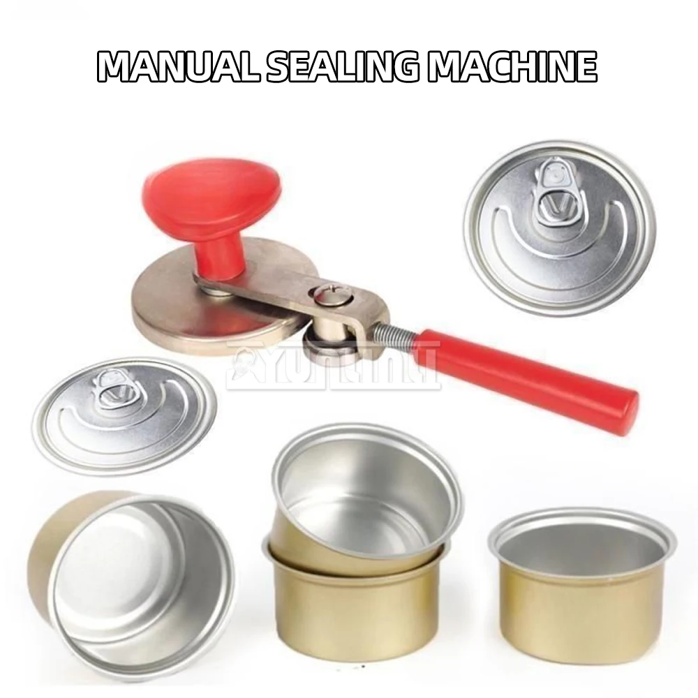 Portable Manual Can Sealing Machine Manually Seaming Machine For Seaming Aluminum Jar 83mm