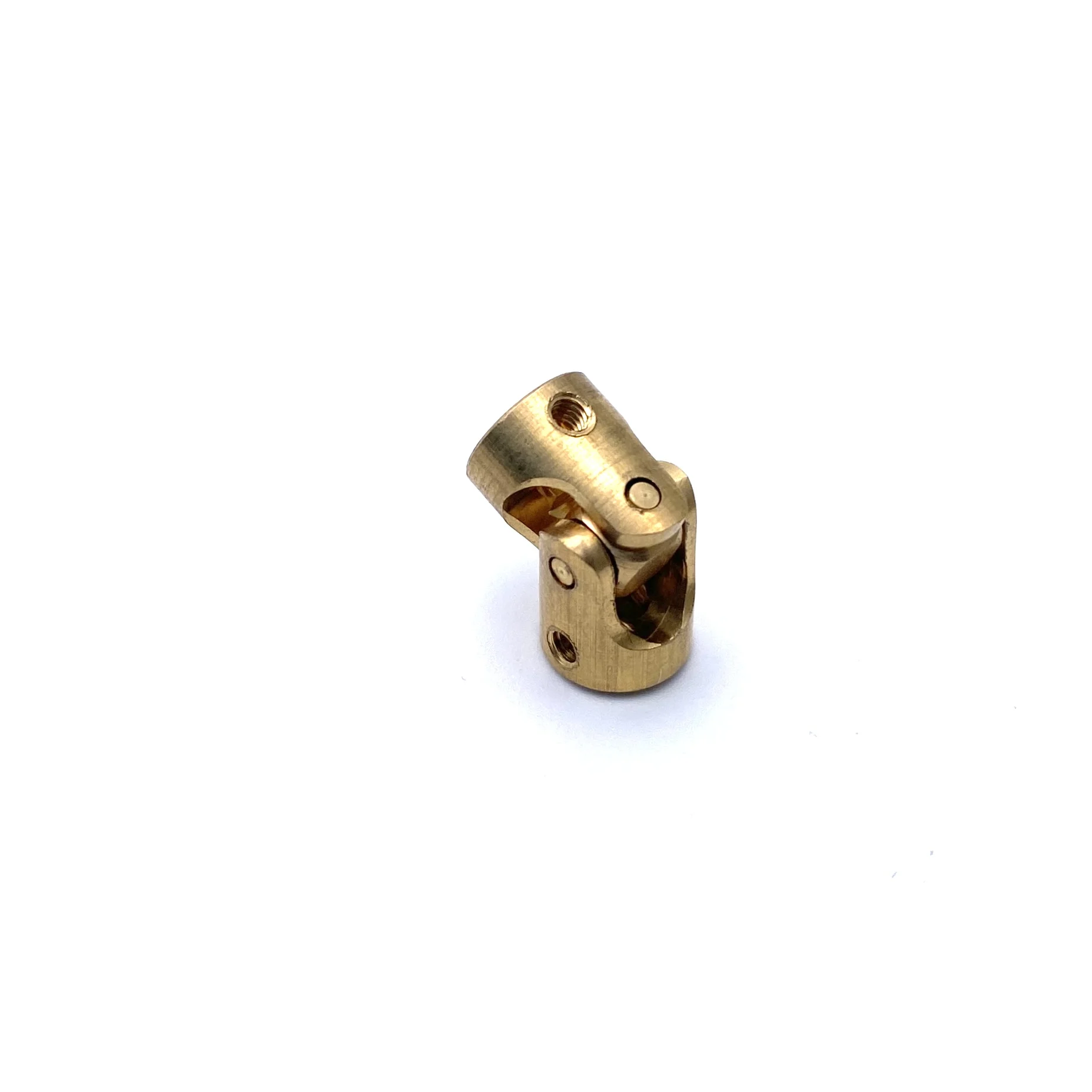 3 มม.ทองเหลืองทองแดง Universal Joint Coupling DIY 1:24 1:18 รุ่นเกียร์เรือเครื่องบิน