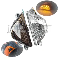 Luz indicadora intermitente LED de señal de giro delantera para motocicleta compatible con KAWASAKI NINJA 250 NINJA300 2013-2018 NINJA 400 650 2018-2023