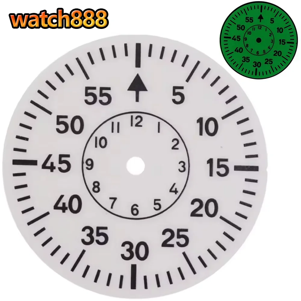 29 مللي متر أزرق/أبيض/أصفر/أسود ساعة الطلب الأخضر مضيئة صالح NH35 NH36 ETA2836 2824 PT5000 ST2130 ميوتا 8205 8215 أجزاء الحركة #3