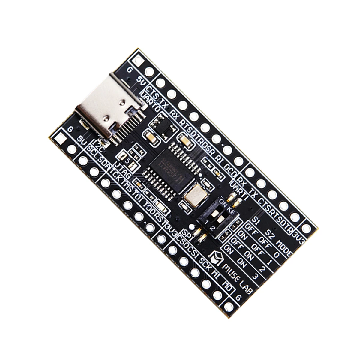 Modul Papan Pengembangan CH347 USB Kecepatan Tinggi Ke UART/I2C/SPI/JTAG/GPIO Sumber Terbuka USB-HS