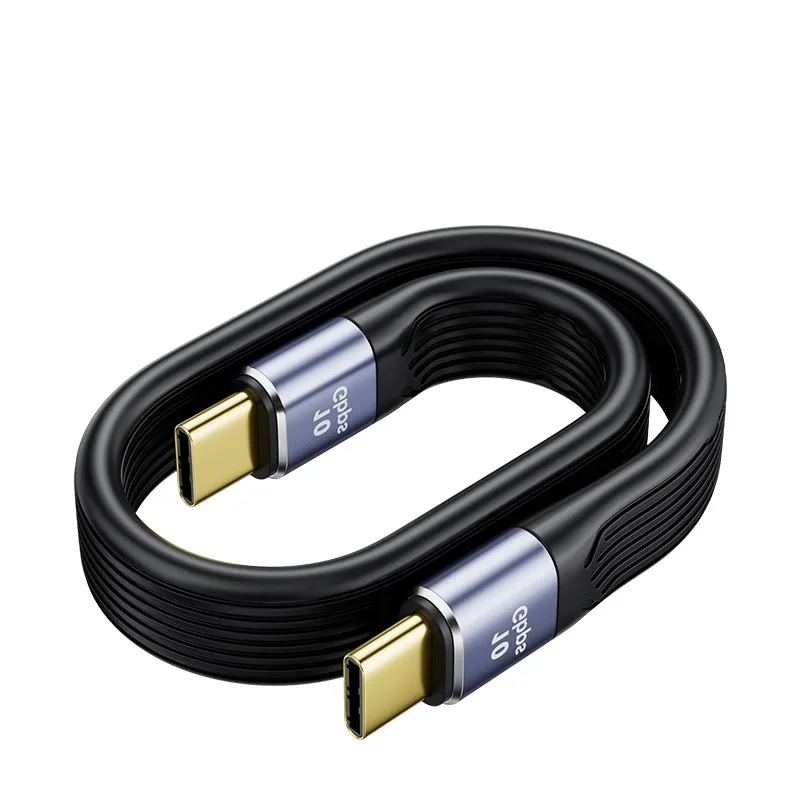2PCS Multifunctional Type C To Type C 100W Fast Charging 4K 60Hz HD Video USB3.1 C Cable For Mobile Phone
