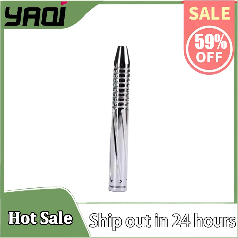 

Мужская безопасная бритва YAQI BULLET из полированной нержавеющей стали и латуни - 71 г, инструмент для ухода за бородой в путешествиях