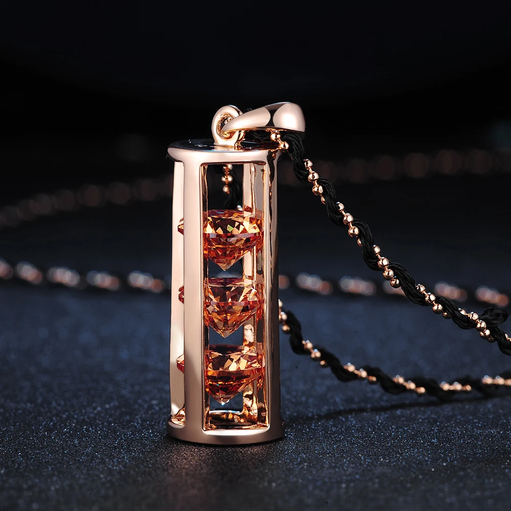 Эстетическое ожерелье для женщин, розовое золото, бусы, веревочная цепочка, подвеска, шейные цепи, ювелирные изделия, оптовая продажа N115