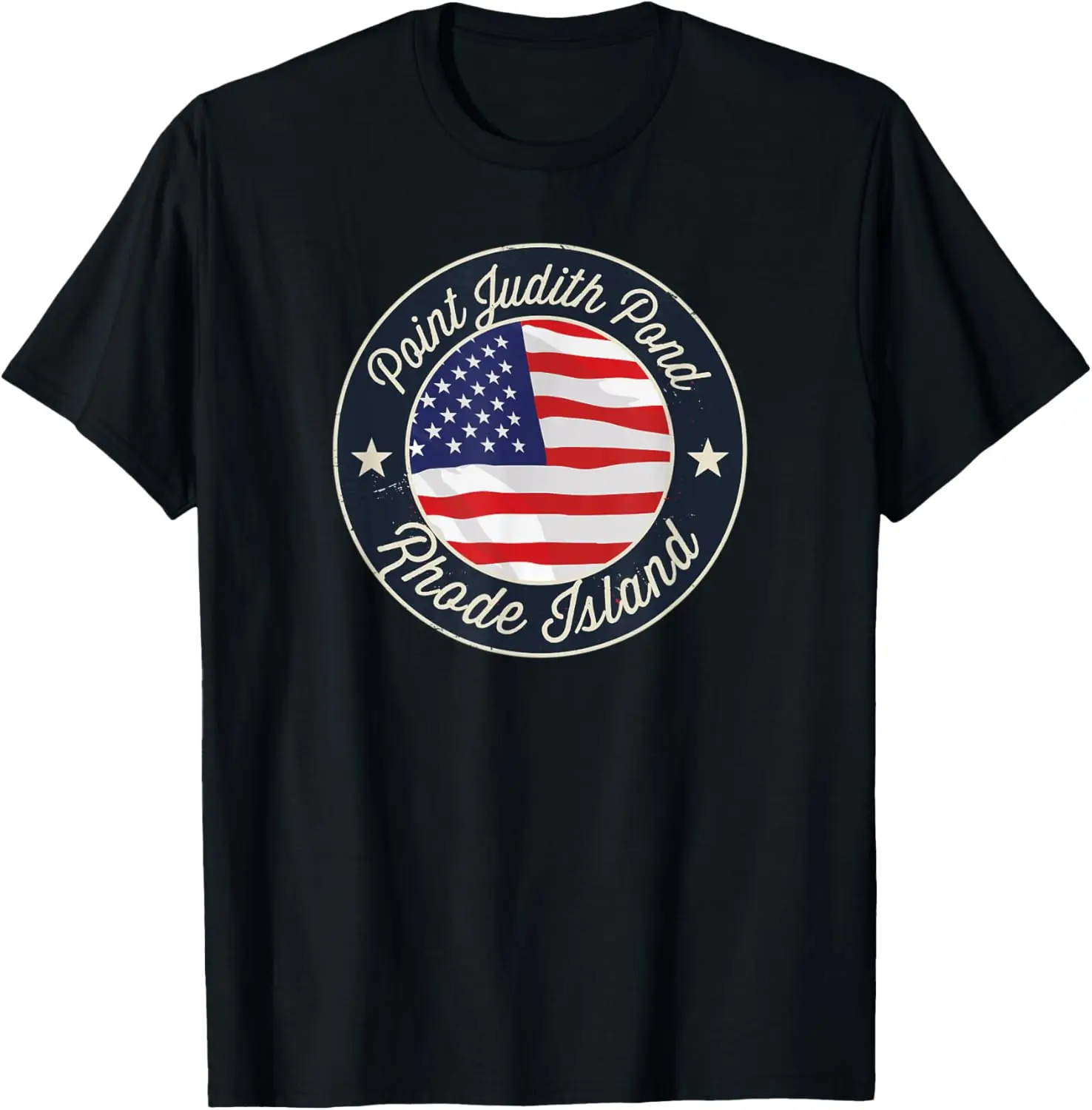 

Point Judith Pond - Patriotic Rhode Island Souvenir T-Shirt