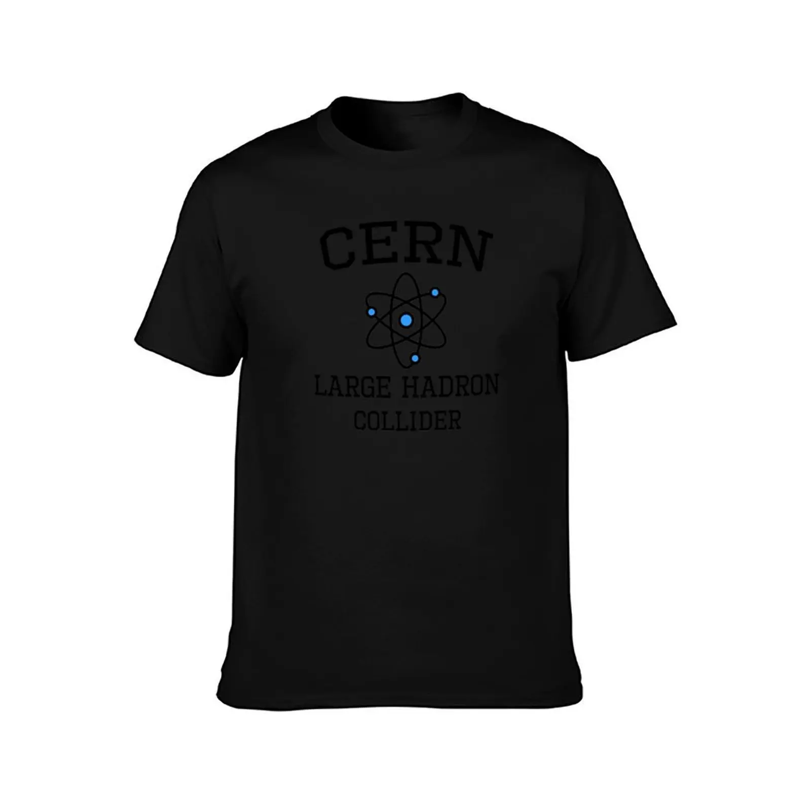 CERN Large Hydron Collider-LHC Design T-Shirt man t shirts graphic t shirts cotton 100%