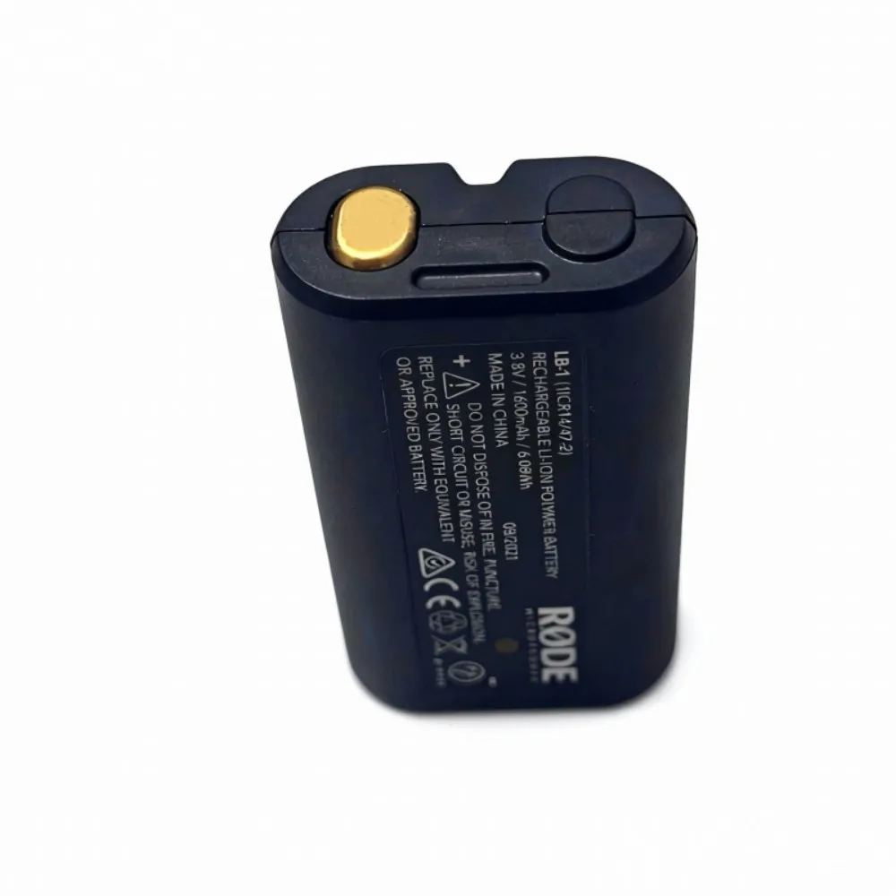 

100%Original 1600mAh 3.8V for RODE LB-1 VideomicPro+ Performer Series Wireless Microphone Rechargeable Battery