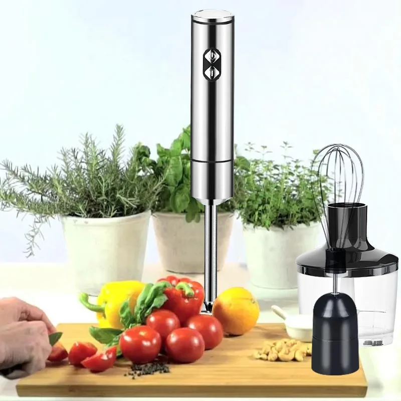 Food Blender 4 in 1 Hand-held Mixers Multi-Function Meat Grinder Mixers Electric Whisk Mixed Kitchen Crusher Equipment