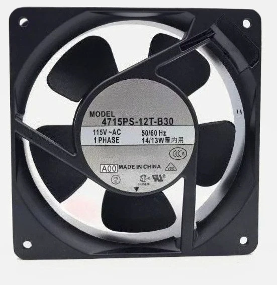 

Brand New 4715PS-12T-B30 A00 AC115V 14W 120x120x38mm Server Cooling Fan Fast delivery