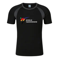 Wtf Wereld Taekwondo Federatie Print Mode Mannen T-shirt Zomer T-shirt Katoen Raglan Korte Mouw O Hals Streetwear T shirt