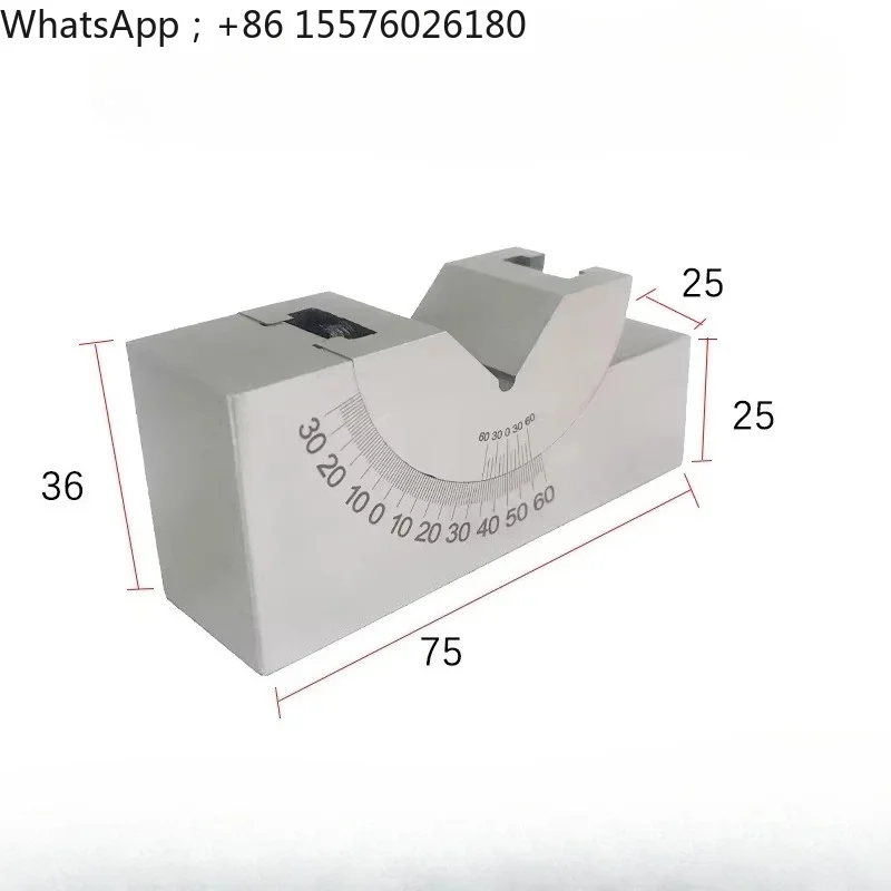 Adjustable Angle V Block 0°-60° Precision CNC Milling Clamp AP25 AP30 AP46 Mini Angle Vice Work Holding Fixture 1PC