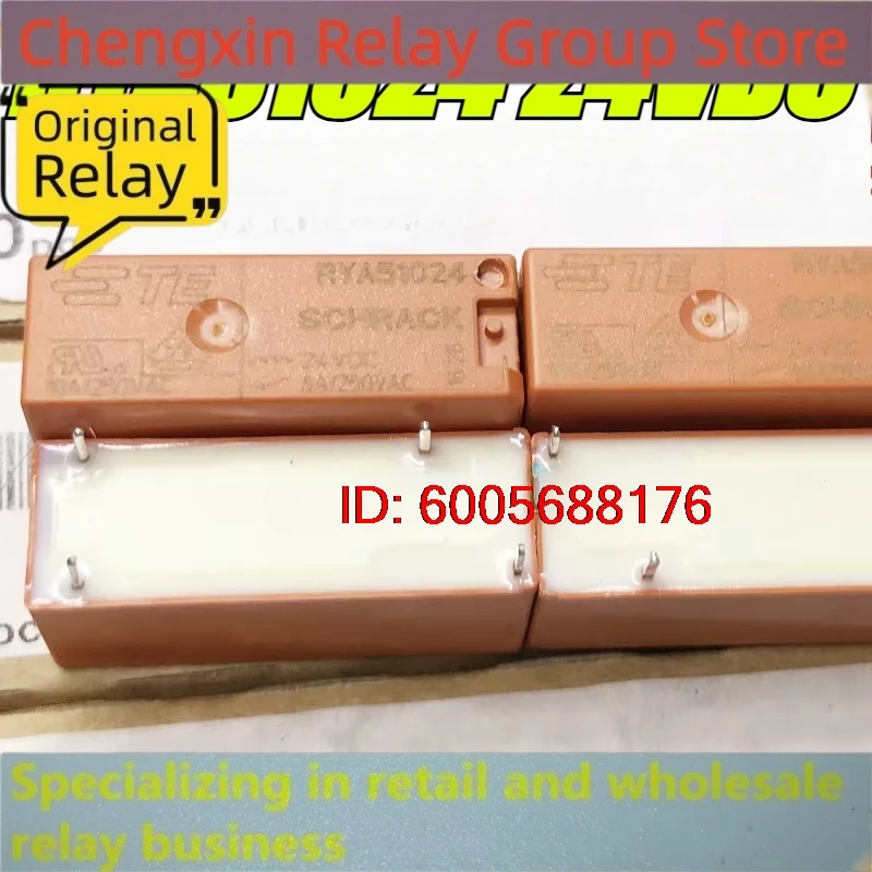 New 10pcs/lot RYA51024 24VDC 4pins 8A 24V