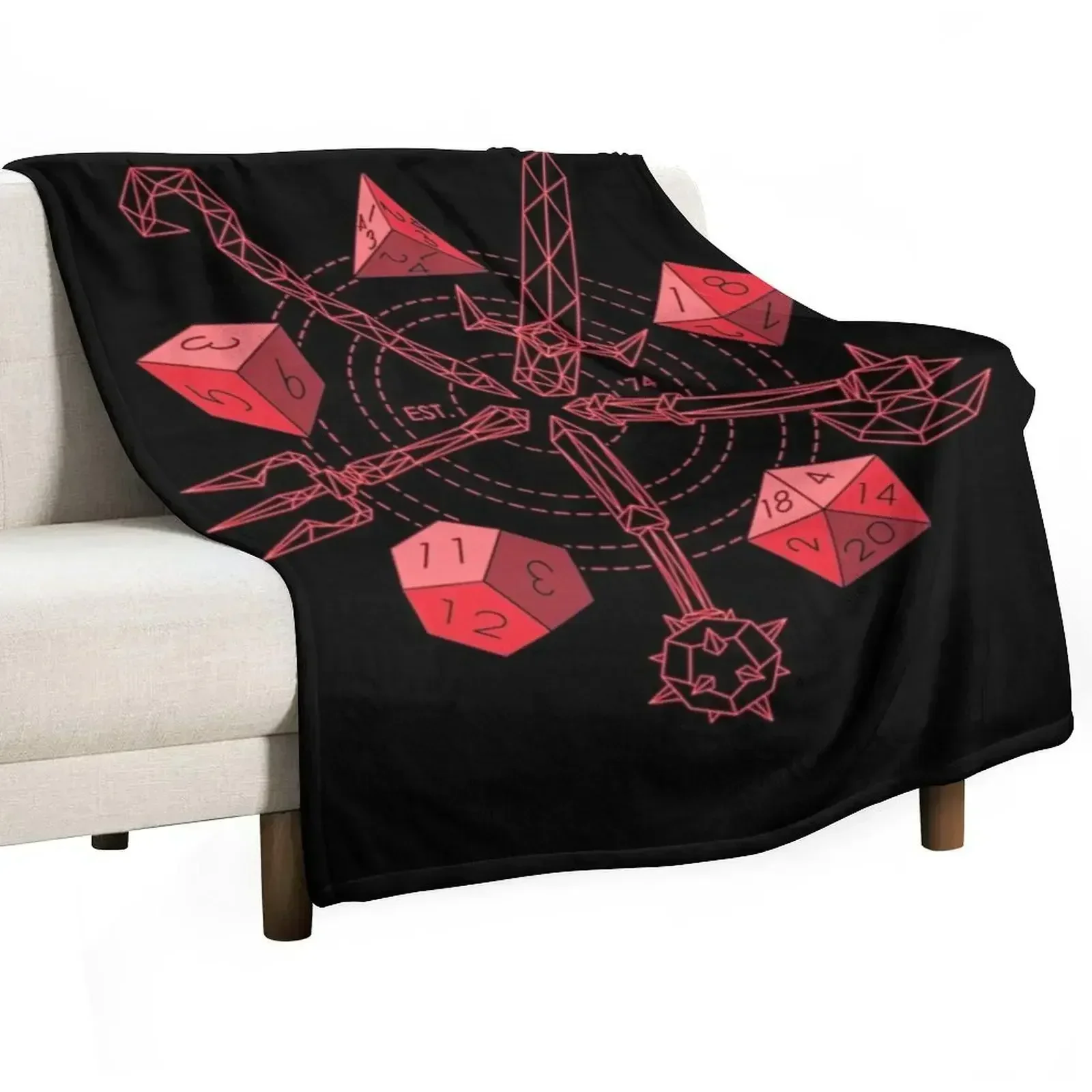 Roleplayer - Choose Your Red Weapon Throw Blanket Sofas heavy to sleep Blankets