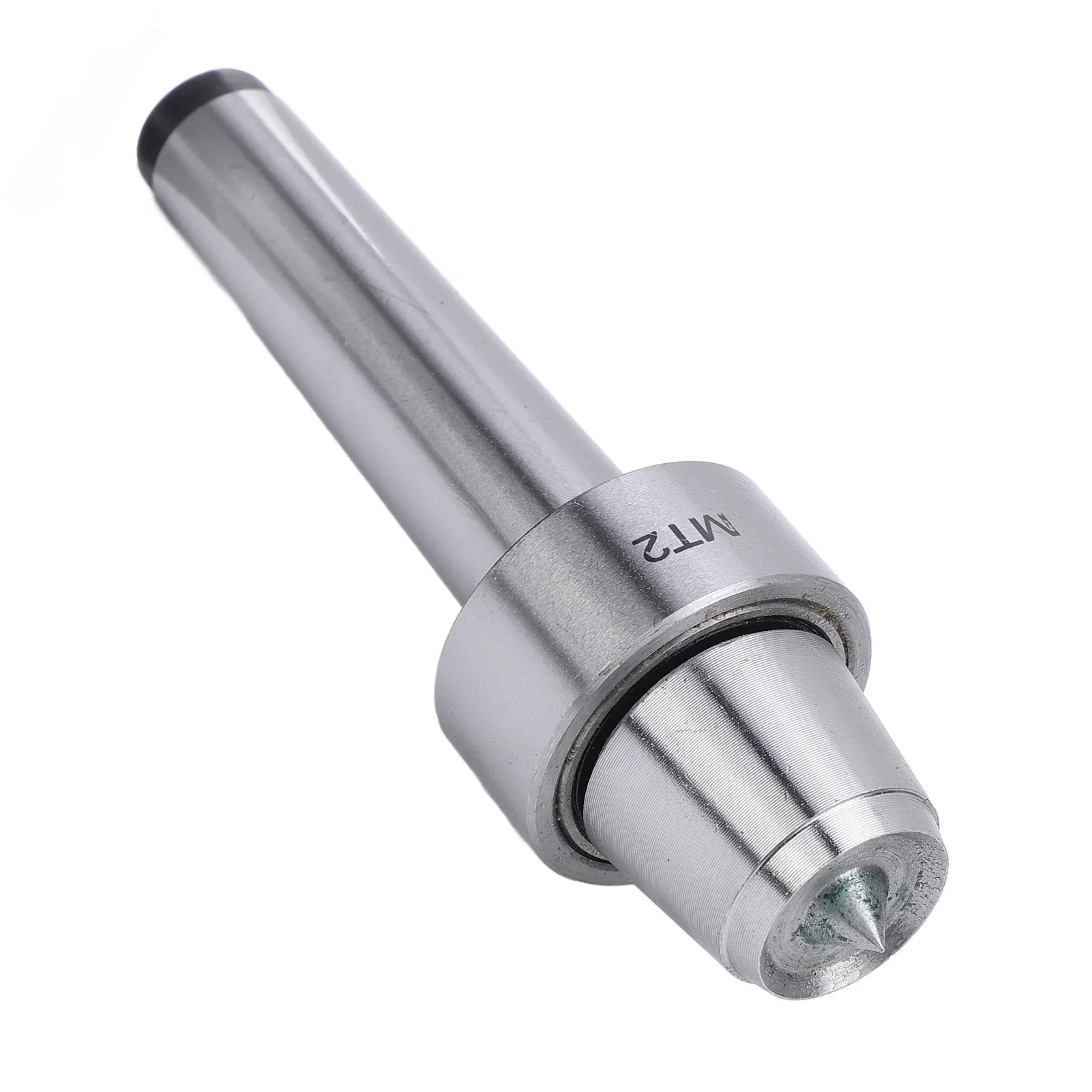 MT2 Live Tailstock Center Cup and Point Tip Stainless Steel Lathe Live Center Cup for Woodworking Metalworking