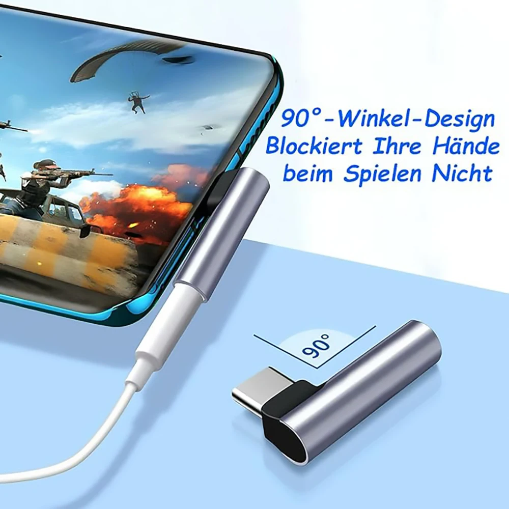 USB C to 3.5mm Jack, Aux to USB C Headphone Adapter, Compatible with Galaxy S25 Ultra S24 S23 S20 FE A56 iPhone 16 Pro Max Etc.