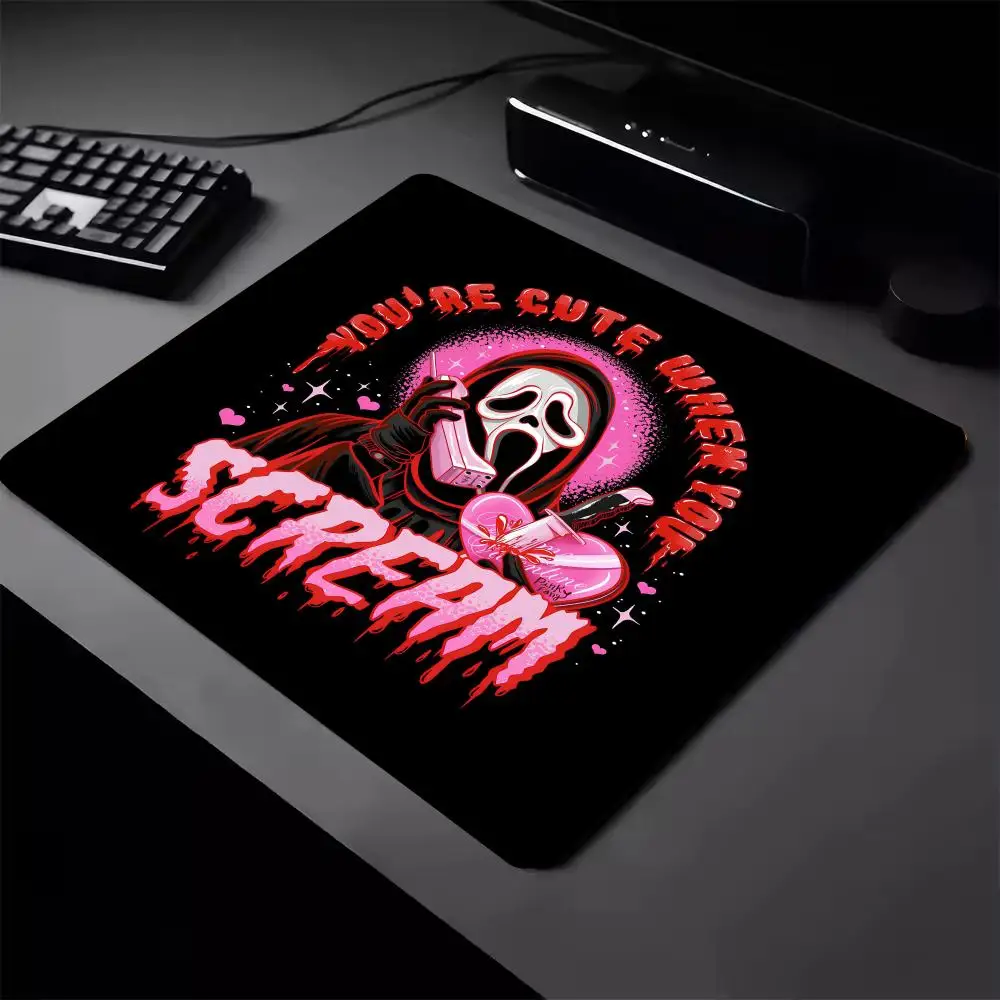 

Рождественский крик ужасов череп коврик для мыши квадратный компьютерный офисный коврик для мыши резиновый противоскользящий HD игровой коврик для клавиатуры коврик для мыши настольный коврик