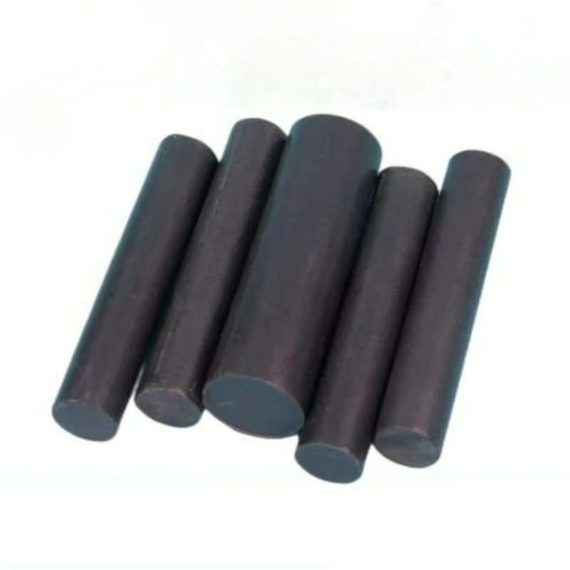 1/2/4Pcs Length 500mm PTFE Rod Black Polytetrafluoroethylene Rod Environment-friendly Non-toxic DIY Diameter 6mm-30mm