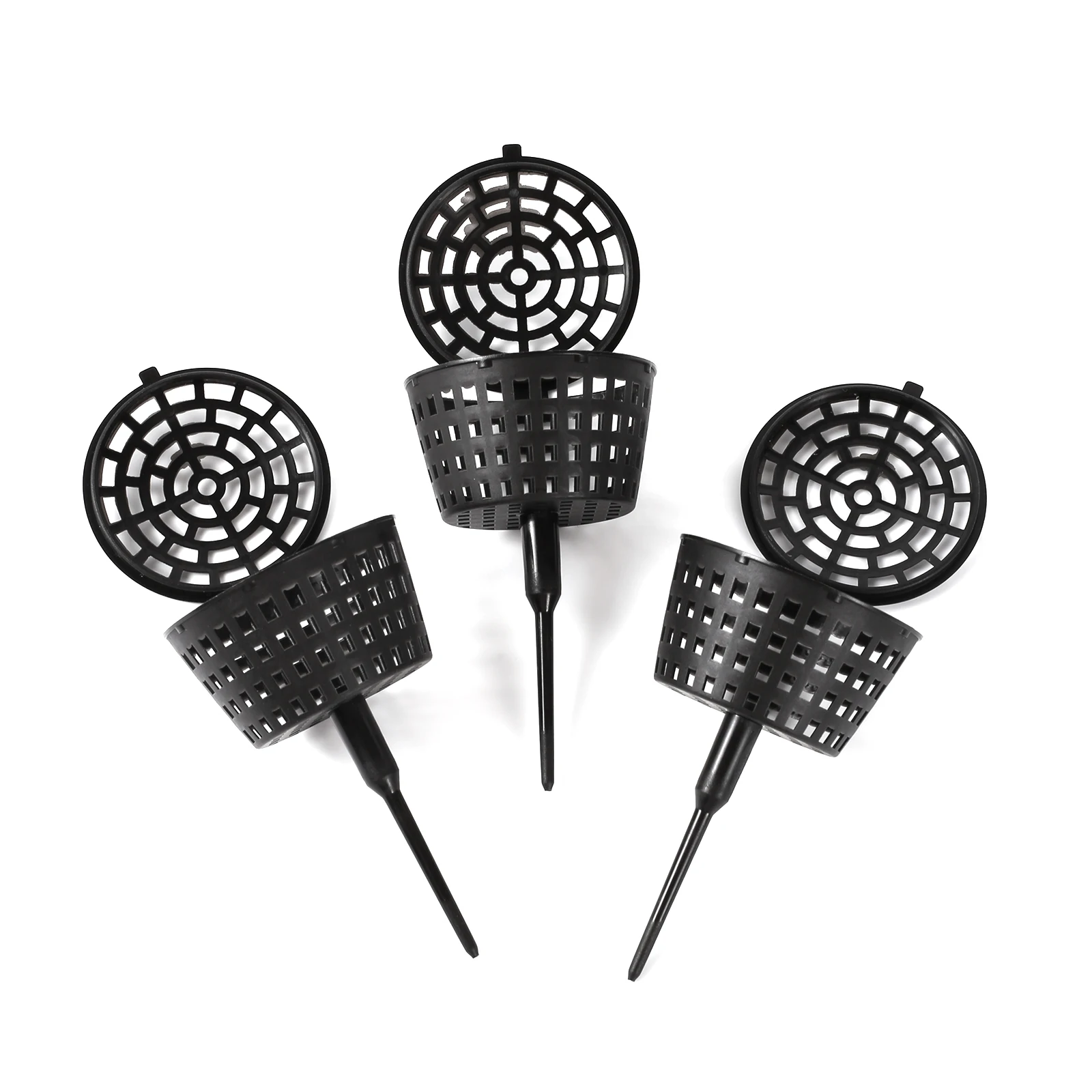 20個 肥料箱 盆栽ツール 肥料カバー バスケットボックス ドームケース ポット プラスチック 植物 虫 ポータブル ナーサリー ユナイテッドベンダー