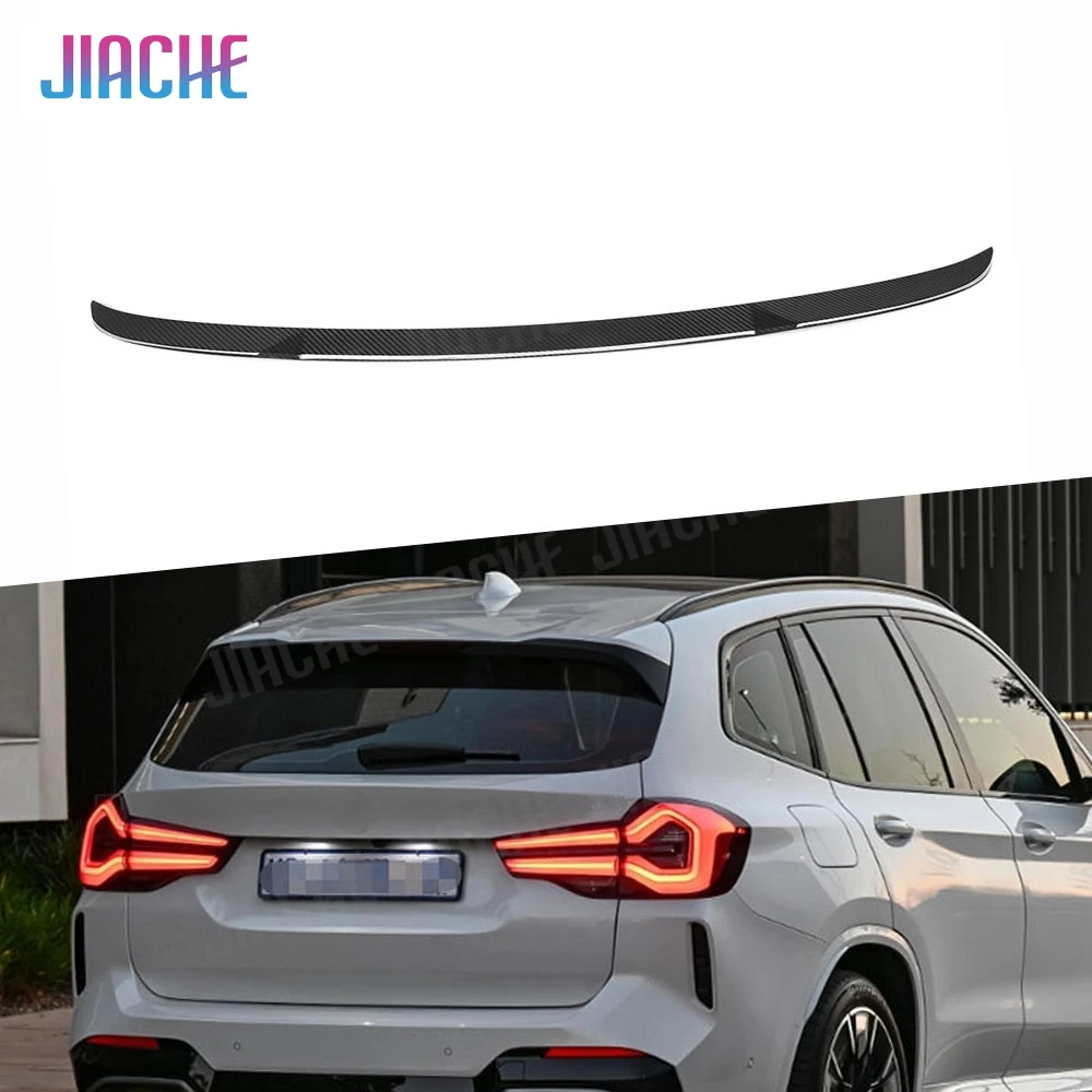 

For BMW iX3 G08i 2022 Dry Carbon Fiber Rear Roof Spoiler Tail Spoiler Wings FRP Rear Roof Spoiler Body Sit High Quality Car Part