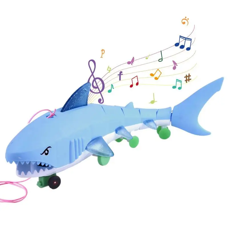 Funny Electric Shark Toy Animals Robots Electric Toys for Kids Boys Children Cool Stuff Sharks with Lights and Walking Singing