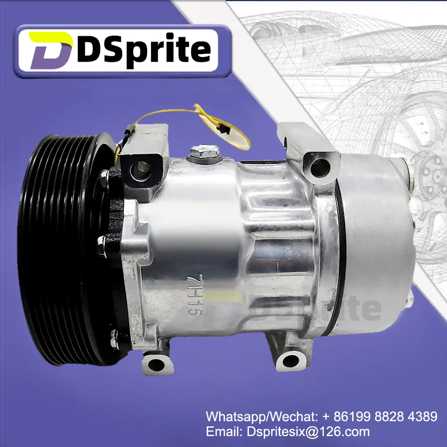 

50966443 5010605063 compressor for car air conditioner For Volvo Rvi pulley 138mm 5001867206