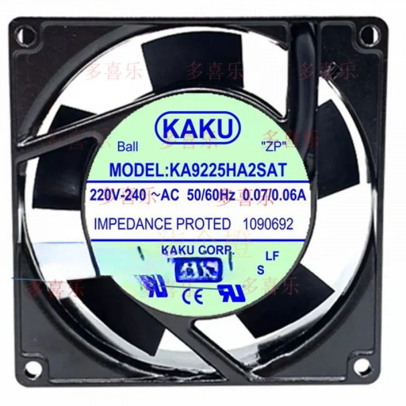 

ZMZM for KAKU KA9225HA2SAT 220-240V 0.07/0.06A Electric Cabinet Axial Flow Radiator Fan