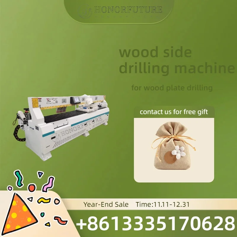 New Product Automatic Wood Cnc Side Drilling Machinery for Wood Plate Drilling for MDF Furniture Making