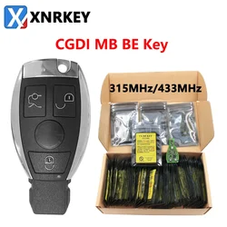 XNRKEY Original CGDI MB BE Key 315/433Mhz for Mercedes Benz Work with CGDI MB Programmer Support All FBS3 and Automatic Recovery